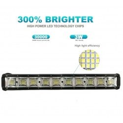 Универсален светодиоден лайтбар (LED light bar) 55см